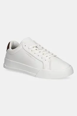 Tommy Hilfiger: Белые кроссовки  TH