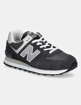 New Balance: Серые кроссовки  574