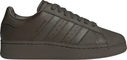 Adidas: Зелёные кроссовки  Superstar