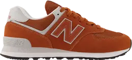 New Balance: Оранжевые кроссовки  574