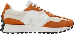 New Balance: Оранжевые кроссовки  327