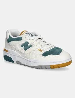 New Balance: Бежевые кроссовки  550