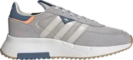 Adidas: Серебристые кроссовки 