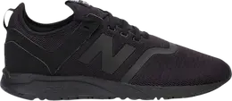 New Balance: Чёрные кроссовки 