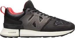 New Balance: Чёрные кроссовки 