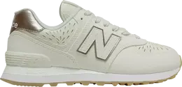 New Balance: Бежевые кроссовки  574