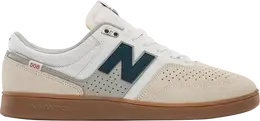 New Balance: Белые кроссовки 