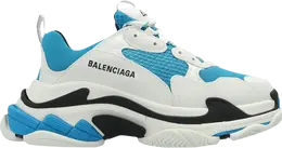 Balenciaga: Белые кроссовки  Triple S