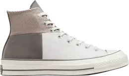 Converse: Серые кроссовки  Chuck 70