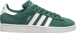 Adidas: Зелёные кроссовки  Campus