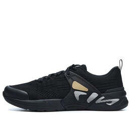 Fila: Чёрные кроссовки 