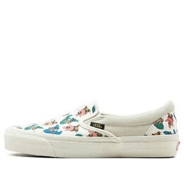 Vans: Белые кроссовки  Classic Slip On