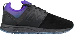 New Balance: Чёрные кроссовки 