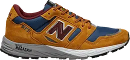 New Balance: Голубые кроссовки  575