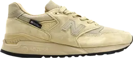 New Balance: Бежевые кроссовки 