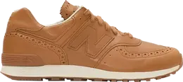New Balance: Бежевые кроссовки  576