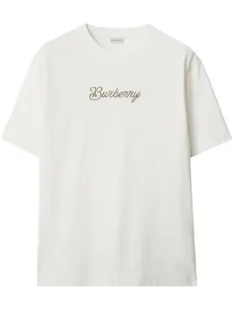 Burberry: Хлопковая футболка 