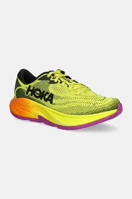 HOKA: Зелёные кроссовки 