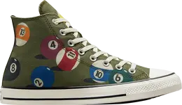 Converse: Зелёные кроссовки  Chuck Taylor All Star