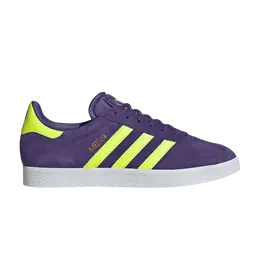 Adidas: Фиолетовые кроссовки  Gazelle