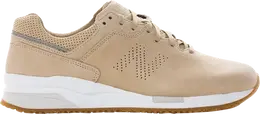 New Balance: Бежевые кроссовки 