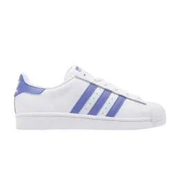 Adidas: Фиолетовые кроссовки  Superstar