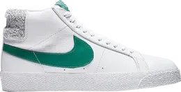 Nike: Зелёные кроссовки  Blazer Mid Premium