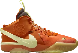 Nike: Оранжевые кроссовки  Air