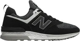 New Balance: Чёрные кроссовки  Fresh Foam