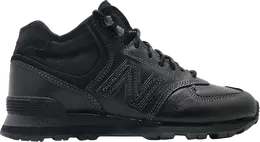 New Balance: Чёрные кроссовки  574
