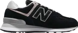 New Balance: Чёрные кроссовки  574