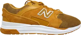 New Balance: Бежевые кроссовки 