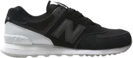 New Balance: Тёмные кроссовки  574