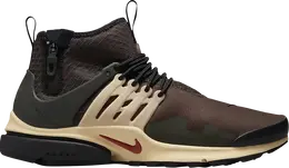 Nike: Коричневые кроссовки  Air Presto Mid Utility