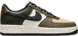 Nike: Зелёные кроссовки  Air Force 1 Low