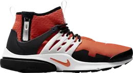 Nike: Оранжевые кроссовки  Air Presto Mid Utility