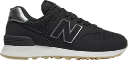 New Balance: Чёрные кроссовки  574