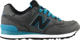 New Balance: Чёрные кроссовки  574