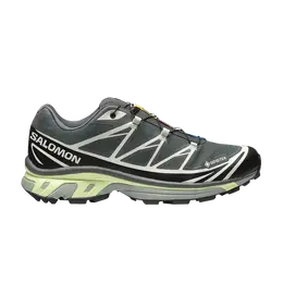 Salomon: Серые кроссовки 