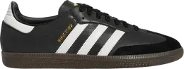 Adidas: Чёрные кроссовки  Samba