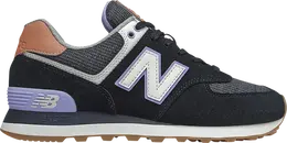 New Balance: Чёрные кроссовки  574