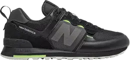 New Balance: Чёрные кроссовки  574