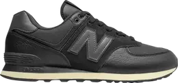 New Balance: Чёрные кроссовки  574