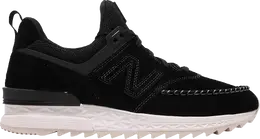 New Balance: Чёрные кроссовки  574
