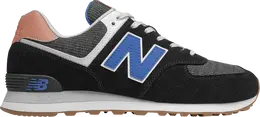 New Balance: Чёрные кроссовки  574