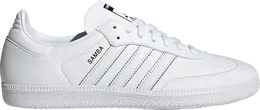 Adidas: Белые кроссовки  Samba
