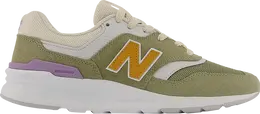 New Balance: Золотые кроссовки  997H