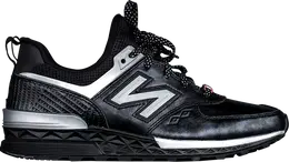 New Balance: Чёрные кроссовки  574