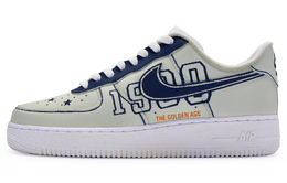 Nike: Синие кроссовки  Air Force 1
