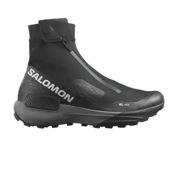 Salomon: Чёрные кроссовки 